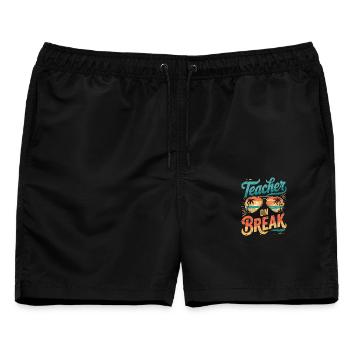  Lehrer Am Strandurlaub Entspannen Sonnenbrille - Männer Badeshorts - Schwarz - Vorne - AI Model Male 178 light (178cm)
