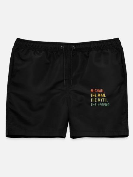 Pferd Besitzer Pferdebesitzer Lustiger Spruch - Männer Badeshorts - Schwarz