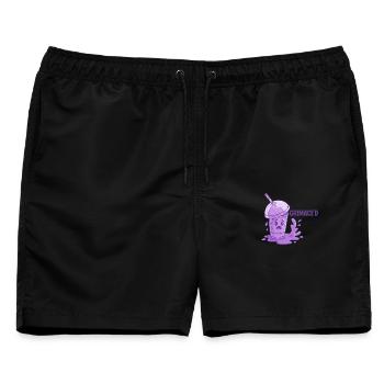 Grimace Shake Chaos - Männer Badeshorts - Schwarz - Vorne - AI Model Male 178 light (178cm)