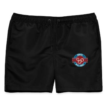 Boccia Was Sonst Bocciaspieler Team Mannschaft - Männer Badeshorts - Schwarz - Vorne - AI Model Male 178 light (178cm)