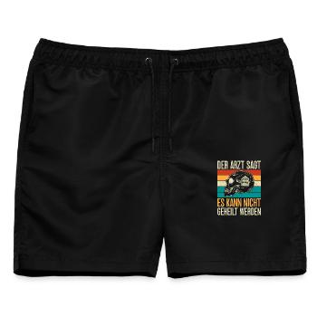 Gambling Fan Es Kann Nicht Geheilt Werden Casino - Männer Badeshorts - Schwarz - Vorne - AI Model Male 178 light (178cm)