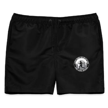 Marathon Runner LOve Doing LSD My Run Running Gift - Männer Badeshorts - Schwarz - Vorne - AI Model Male 178 light (178cm)