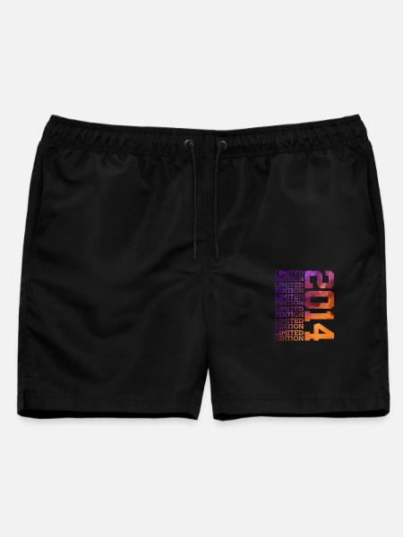 12 Jahre LIMITED EDITION 2014 12. Geburtstag - Männer Badeshorts - Schwarz