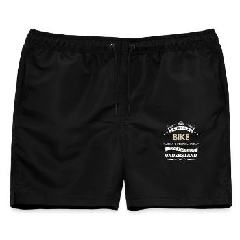 Es ist eine Fahrrad-Sache, die du nicht verstehen würdest - Männer Badeshorts - Schwarz - Vorne - AI Model Male 178 light (178cm)