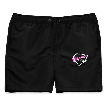 Hebamme 2026 Beruf Hebammenstudium Geburtshilfe - Männer Badeshorts - Schwarz - Vorne - AI Model Male 178 light (178cm)