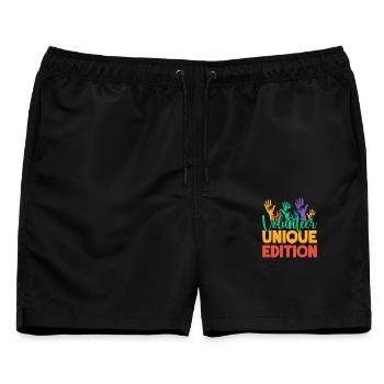 Volunteer Appreciation Unique Edition Volunteer - Männer Badeshorts - Schwarz - Vorne - AI Model Male 178 light (178cm)
