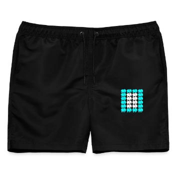 ELEFANT - Männer Badeshorts - Schwarz - Vorne - AI Model Male 178 light (178cm)