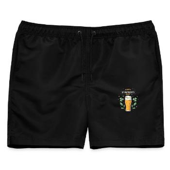 St. Patrick's Day Festbier - Männer Badeshorts - Schwarz - Vorne - AI Model Male 178 light (178cm)