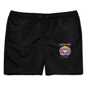 Gastro Hero - Männer Badeshorts - Schwarz - Vorne - AI Model Male 178 light (178cm)