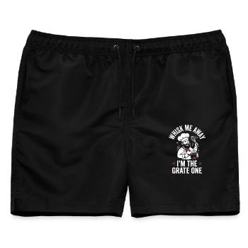 Grate Chef Whisk Meister - Männer Badeshorts - Schwarz - Vorne - AI Model Male 178 light (178cm)