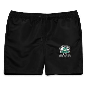 Frog Catcher Leapmaster Snatcher Frog - Männer Badeshorts - Schwarz - Vorne - AI Model Male 178 light (178cm)
