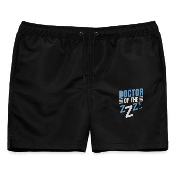 Anesthesiologist Doctor Of ZZZ Anesthesia - Männer Badeshorts - Schwarz - Vorne - AI Model Male 178 light (178cm)