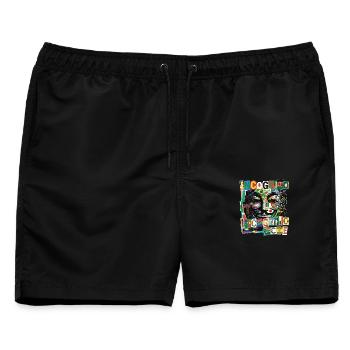 Incognito Mode - Männer Badeshorts - Schwarz - Vorne - AI Model Male 178 light (178cm)