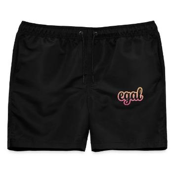 Egal - Männer Badeshorts - Schwarz - Vorne - AI Model Male 178 light (178cm)
