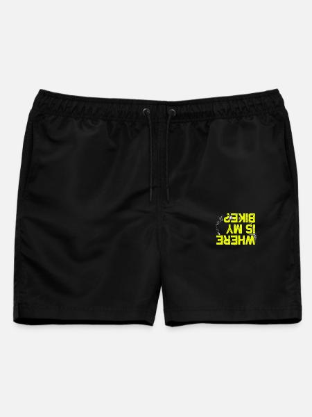 Where is my bike Fahrrad Mountainbike MTB Downhill - Männer Badeshorts - Schwarz