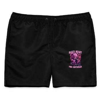 Pastel Goth Soft Goth Gaming Gamer - Männer Badeshorts - Schwarz - Vorne - AI Model Male 178 light (178cm)