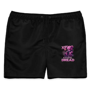 Pastel Goth Soft Goth Gaming Gamer - Männer Badeshorts - Schwarz - Vorne - AI Model Male 178 light (178cm)