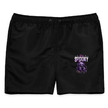 Pastel Goth Soft Goth Gaming Gamer - Männer Badeshorts - Schwarz - Vorne - AI Model Male 178 light (178cm)