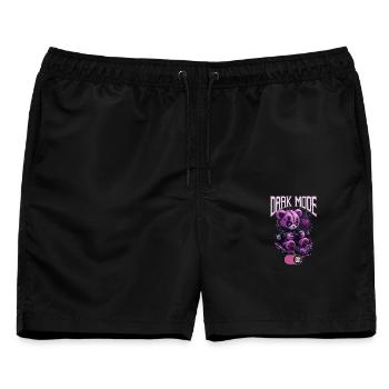 Pastel Goth Soft Goth Gaming Gamer - Männer Badeshorts - Schwarz - Vorne - AI Model Male 178 light (178cm)