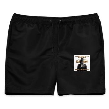 Sugga Daddy Horse Couture - Männer Badeshorts - Schwarz - Vorne - AI Model Male 178 light (178cm)