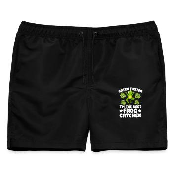 Frog Catcher The Best Frog Catcher Frog - Männer Badeshorts - Schwarz - Vorne - AI Model Male 178 light (178cm)