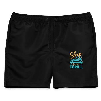 Anesthesiologist Our Thrill Anesthesia - Männer Badeshorts - Schwarz - Vorne - AI Model Male 178 light (178cm)
