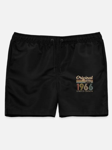 60. Geburtstag, 60 Jahre - Männer Badeshorts - Schwarz