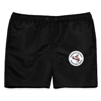 Bester Sommelier-Sport Ablöschen T-Shirt - Männer Badeshorts - Schwarz - Vorne - AI Model Male 178 light (178cm)