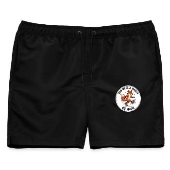 Stepptanz Metall Musik Tap Dance Shirt - Männer Badeshorts - Schwarz - Vorne - AI Model Male 178 light (178cm)