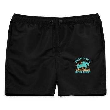 Hobby Horse Rider Dressage Ballet English Riding - Männer Badeshorts - Schwarz - Vorne - AI Model Male 178 light (178cm)
