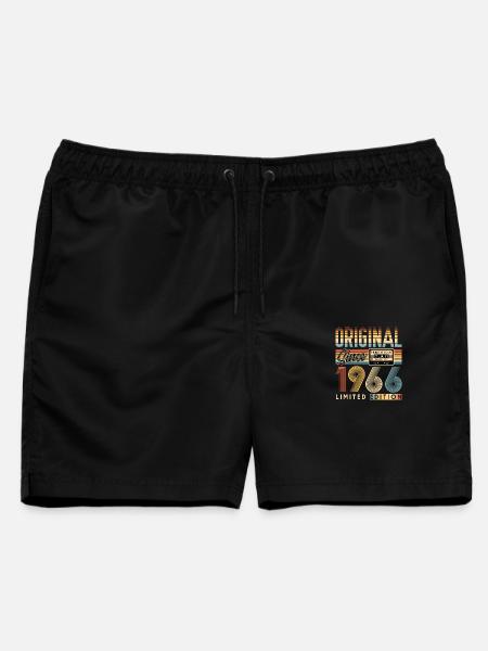 60. Geburtstag, 60 Jahre - Männer Badeshorts - Schwarz