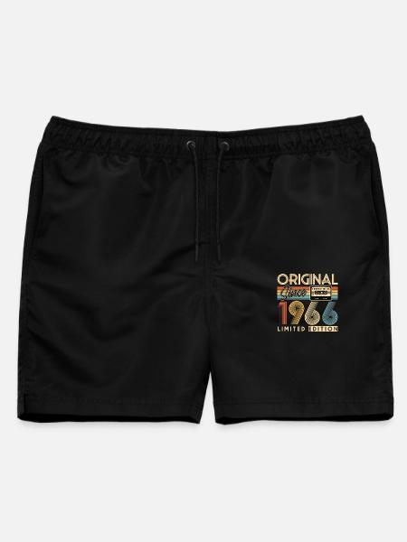 60. Geburtstag, 60 Jahre - Männer Badeshorts - Schwarz