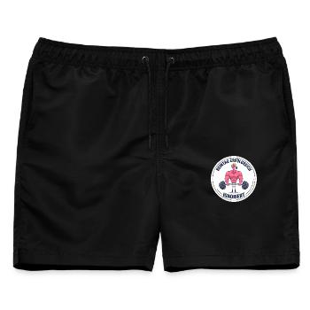 Beintag erfolgreich ignoriert Lustiges Pumper - Männer Badeshorts - Schwarz - Vorne - AI Model Male 178 light (178cm)
