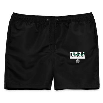 Dingle Irland Koordinaten Reise Souvenir - Männer Badeshorts - Schwarz - Vorne - AI Model Male 178 light (178cm)
