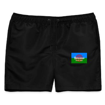 115552801 189003730 flaglennyinm - Männer Badeshorts - Schwarz - Vorne - AI Model Male 178 light (178cm)