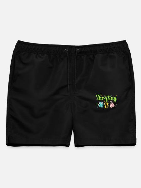 Thrift Shopper Thrifting It Thrift Store - Männer Badeshorts - Schwarz