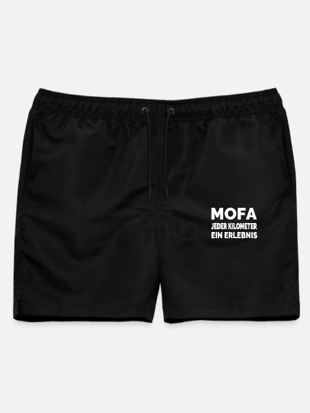 Mofa - Männer Badeshorts - Schwarz