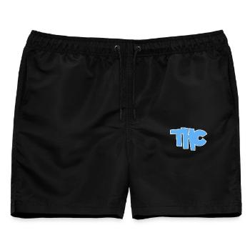 THC - Männer Badeshorts - Schwarz - Vorne - AI Model Male 178 light (178cm)