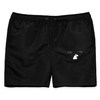 Orang-Utan - Männer Badeshorts - Schwarz - Vorne - AI Model Male 178 light (178cm)