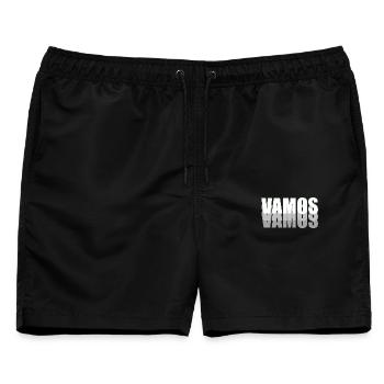 VAMOS - Männer Badeshorts - Schwarz - Vorne - AI Model Male 178 light (178cm)