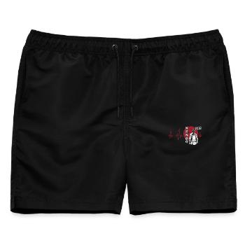 Kendo Japanische Schwertkunst - Männer Badeshorts - Schwarz - Vorne - AI Model Male 178 light (178cm)