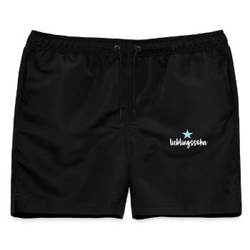 Lieblingssohn Beste Söhne Lieblingssöhne Kind Sohn - Männer Badeshorts - Schwarz - Vorne - AI Model Male 178 light (178cm)