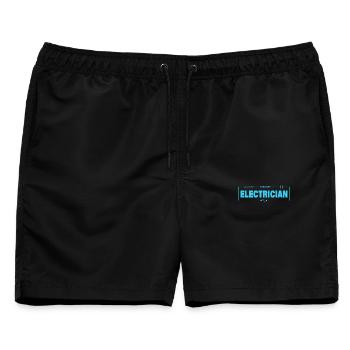 ELECTRICIAN - Männer Badeshorts - Schwarz - Vorne - AI Model Male 178 light (178cm)