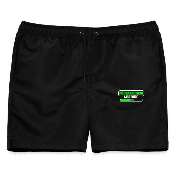 Führerschein 2026 Fahrprüfung Führerscheinprüfung - Männer Badeshorts - Schwarz - Vorne - AI Model Male 178 light (178cm)