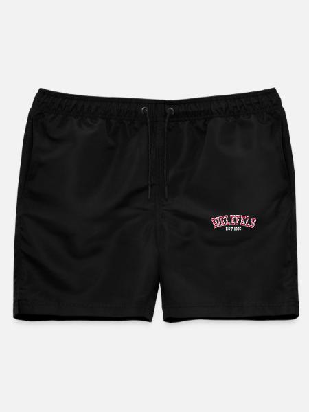 Bielefeld gegründet 1985 - Männer Badeshorts - Schwarz