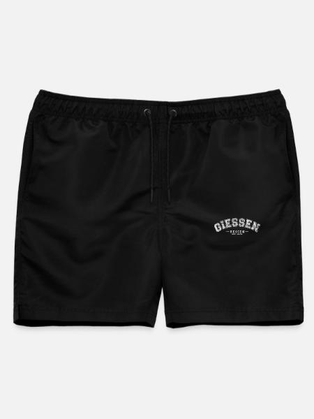 Giessen - Männer Badeshorts - Schwarz
