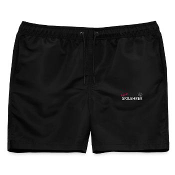 Apres Skilehrer - Männer Badeshorts - Schwarz - Vorne - AI Model Male 178 light (178cm)