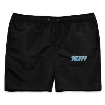 AFTER WORK PARTY - Männer Badeshorts - Schwarz - Vorne - AI Model Male 178 light (178cm)