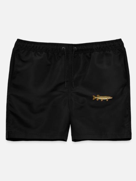 Hecht Köder Hecht Angler Hechte Hecht - Männer Badeshorts - Schwarz