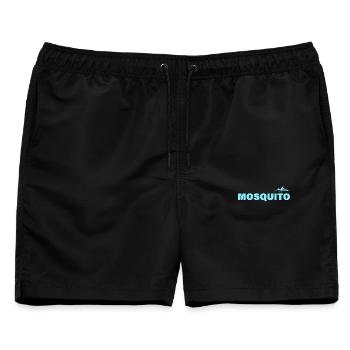 MOSQUITO - Männer Badeshorts - Schwarz - Vorne - AI Model Male 178 light (178cm)